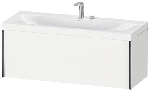 Duravit Möbelwaschtischset XViu 1200x480mm mit Unterbau, 1 Auszug, Ahorn mitte