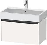 Duravit Waschtischunterbau Ketho.2 wandhängend 460x784x440mm Betongrau Matt 1 Auszug