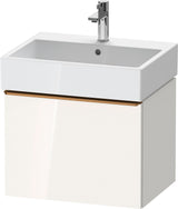 DURAVIT D-Neo Waschtischunterbau 584 mm wandhängend mit 1 Auszug, Griff Bronze, Weiß Matt