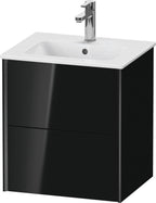 Mitteldichte Faserplatte (MDF) / schwarz / Schubk.,Schwarz Matt/Schwarz