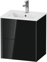 DURAVIT XViu Waschtischunterbau wandhängend 510 mm mit 2 Schubkästen und Tip-on Technik