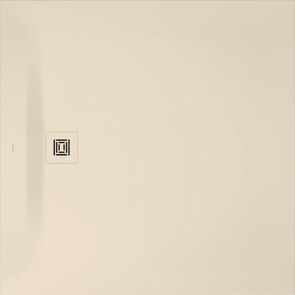 DURAVIT Sustano Duschwanne 800x800x30 Mineralguss Cream Matt – Quadratisch, Bodenbündig