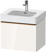 DURAVIT D-Neo Waschtischunterbau 584 mm Eiche Schwarz Matt mit Bronze Griff