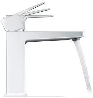 DURAVIT Manhattan Einhebel-Waschtischmischer M Chrom – ohne Zugstange, Keramikmischsystem, 129 mm Auslauf