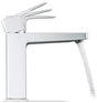 DURAVIT Manhattan Einhebel-Waschtischmischer M Chrom – ohne Zugstange, Keramikmischsystem, 129 mm Auslauf