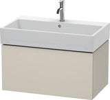 Duravit L-Cube Waschtischunterbau 784 mm taupe supermatt mit Tip-On-Technik
