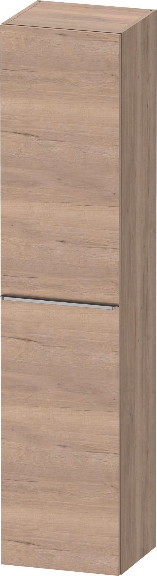 DURAVIT D-Neo Hochschrank 400x360x1760 mm, 1 Tür links, Eiche Schwarz – Matt, Soft-Close