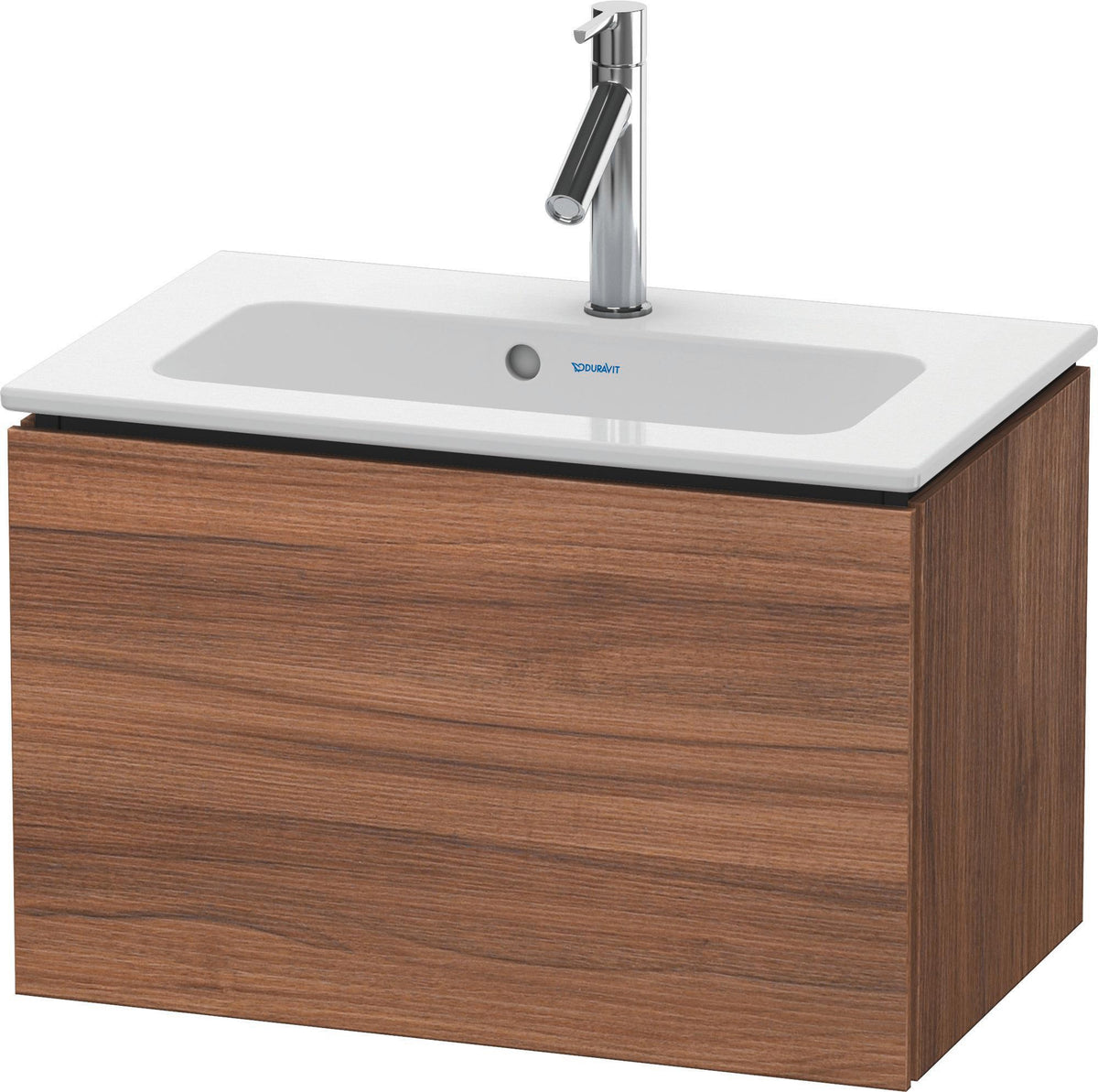 DURAVIT L-Cube Waschtischunterbau 620 mm, 1 Auszug, Weiß Matt, Wandmontage