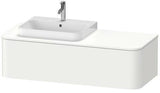 Duravit Waschtischunterbau Happy D.2 Plus 1300 mm taupe supermatt mit Tip-On-Technik