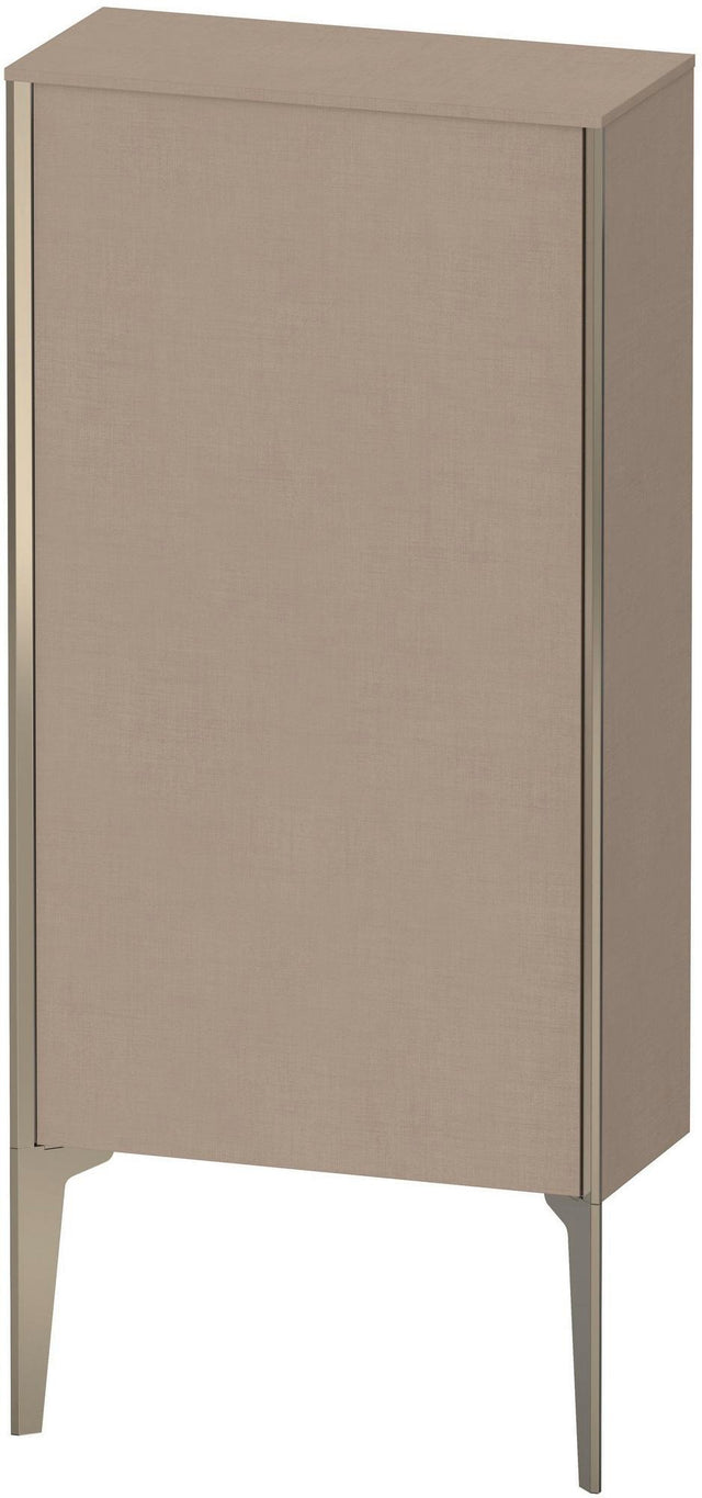 DURAVIT XViu Halbhochschrank 890x500x240mm rechts champagner matt/leinen