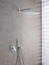 Duravit Wave Einhebelmischer Unterputz Set mit Keramikmischsystem und Umsteller, Chrom
