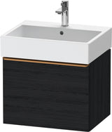 DURAVIT D-Neo Waschtischunterbau 584 mm wandhängend mit 1 Auszug, Griff Bronze, Weiß Matt