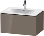 flannel grey hochglanz / Mitteldichte Faserplatte (MDF) / 1 Auszug