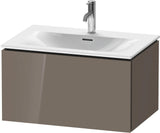 Duravit L-Cube Waschtischunterbau wandhängend 720 mm weiß matt mit 1 Auszug und Tip-On-Technik