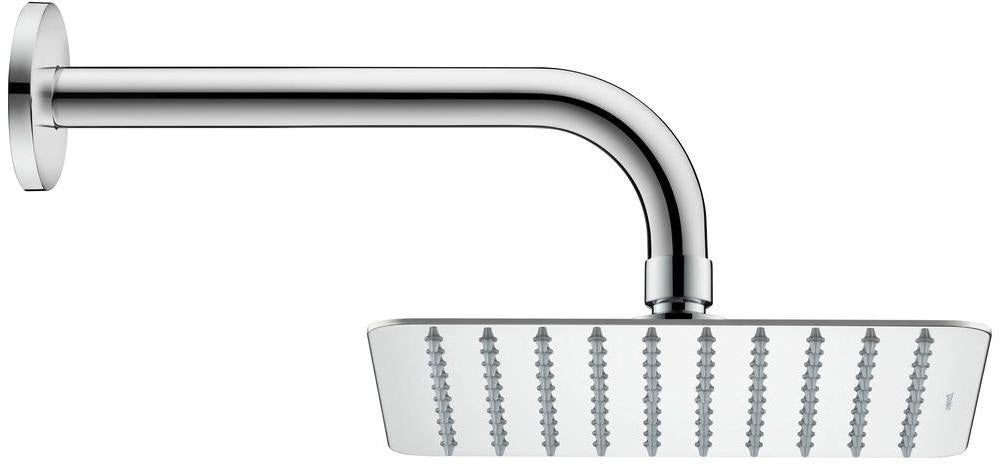 DURAVIT Brausearm L 210 mm Wandmontage Rosette rund Chrom – 1/2 Zoll Anschluss