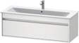 DURAVIT Ketho Waschtischunterbau 1200 mm Weiß Matt mit 1 Auszug und Soft-Close
