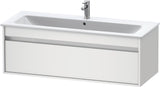 DURAVIT Ketho Waschtischunterbau 1200 mm Weiß Matt mit 1 Auszug und Soft-Close