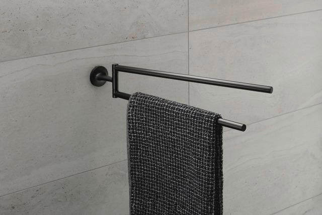 DURAVIT Starck T Handtuchhalter, 2-armig, schwenkbar, Chrom, 50x46,5x80 mm