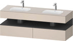 weiß / QA EWT m.Kon-WTU,1600x550x600mm,WPl:2 Ni-Bel,Taupe Supermatt,Ni:Graph.Matt,De