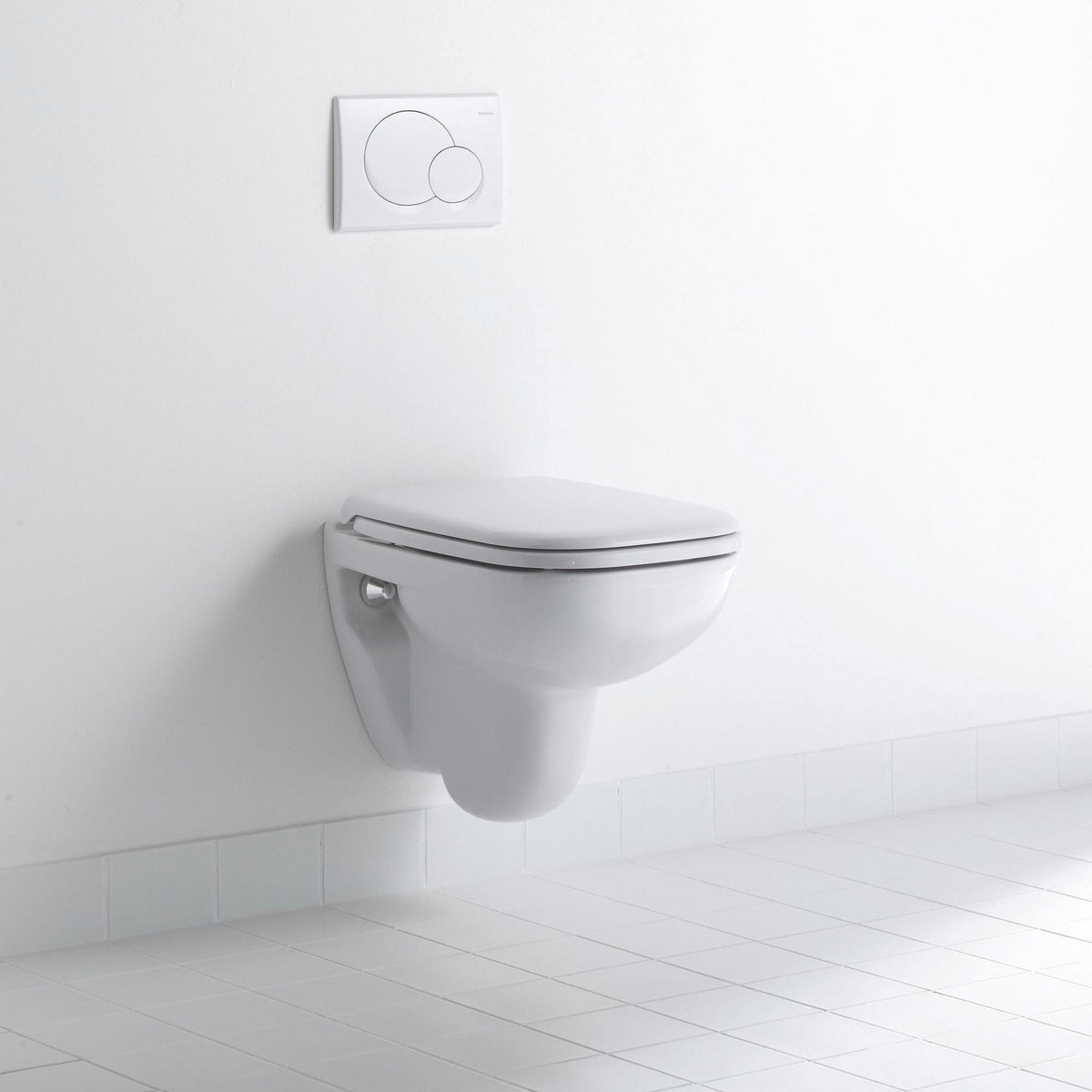 DURAVIT D-Code Wand-WC Compact 480 mm Tiefspüler weiß – Wandhängend