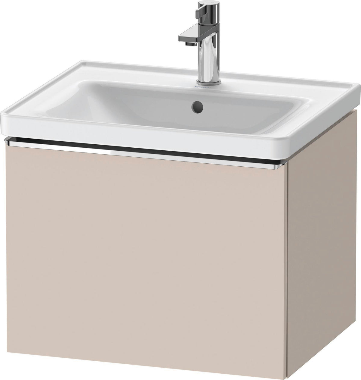 DURAVIT D-Neo Waschtischunterbau 584 mm betongrau matt mit 1 Auszug und Soft-Close