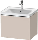 DURAVIT D-Neo Waschtischunterbau 584 mm betongrau matt mit 1 Auszug und Soft-Close