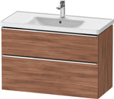 DURAVIT D-Neo Waschtischunterbau 984 mm betongrau matt mit Soft-Close und Bronze-Griff