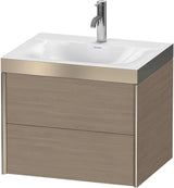 DURAVIT XViu Waschtischunterbauset c-bonded 503x600x480 mm Eiche mit 2 Schubkästen