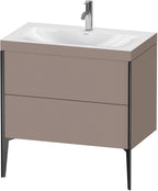 Spanplatte / 2Ausz.,1Hl,schwarz / basalt matt
