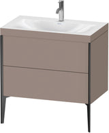 DURAVIT XViu c-bonded Waschtischset 800 mm mit 2 Auszügen, bodenstehend, Soft-Close
