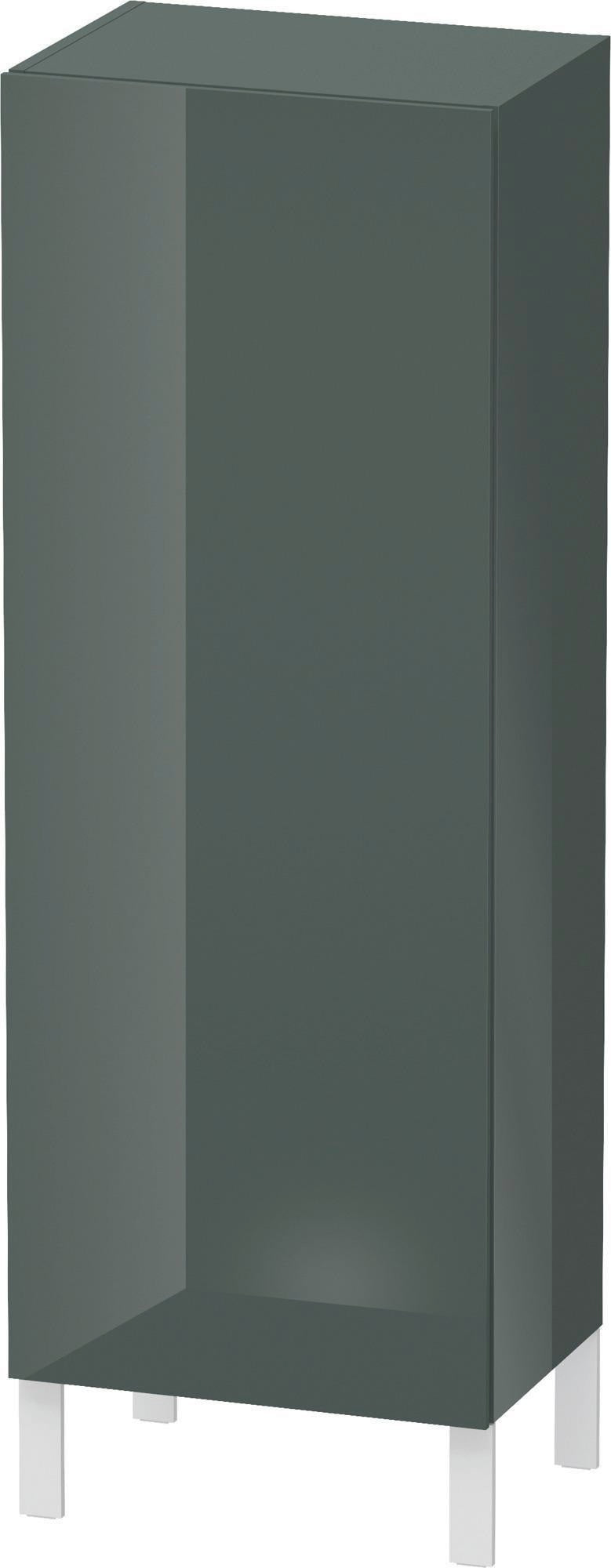 DURAVIT L-Cube Halbhochschrank 363x500x1320 mm, 1 Tür links, amerikanisch nussbaum