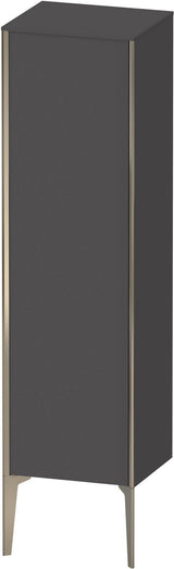 Duravit Halbhochschrank XViu 1330 mm graphit matt mit Tip-on Technik und Soft-Close