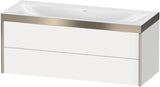 DURAVIT XViu c-bonded Waschtischunterbauset 1200 mm wandhängend mit 2 Schubkästen