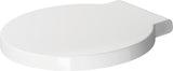 DURAVIT WC-Sitz Starck 1 mit SoftClose Absenkautomatik, weiß, Duroplast, abnehmbar