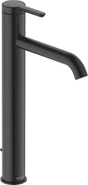 Duravit C.1 Einhebel-Waschtischmischer XL 166 mm mit Zugstange, Schwarz Matt