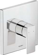 DURAVIT Manhattan Einhebel-Brausemischer Unterputz mit Keramikmischsystem, Chrom – 150x150 mm