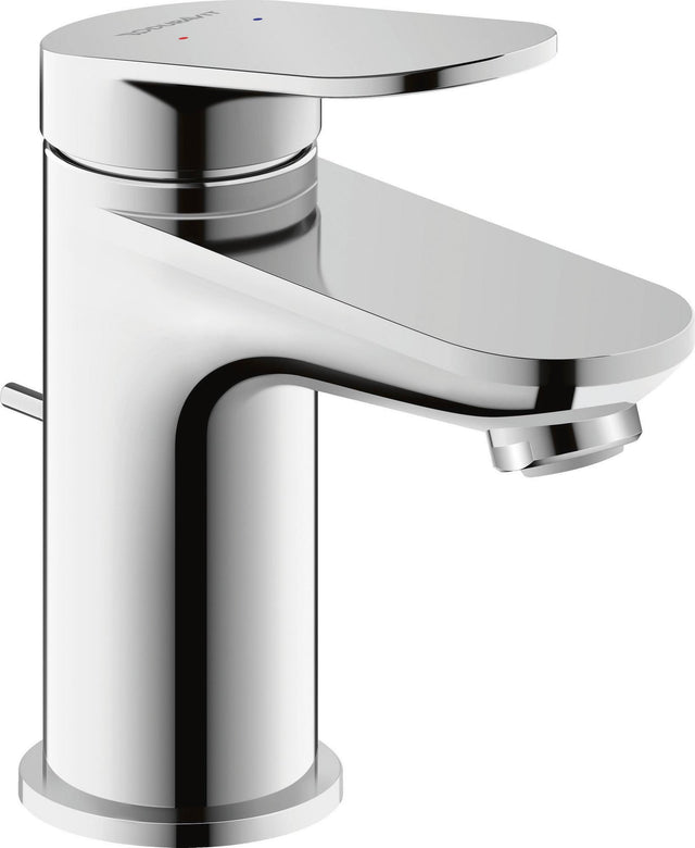 Duravit Wave Einhebel-Waschtischmischer mit Zugstange – Chrom, MinusFlow, 95 mm Auslauf