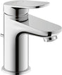 Duravit Wave Einhebel-Waschtischmischer mit Zugstange – Chrom, MinusFlow, 95 mm Auslauf