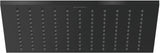 DURAVIT Kopfbrause 240x240 mm Schwarz Matt – Rechteckig, Verstellbar, Antikalk
