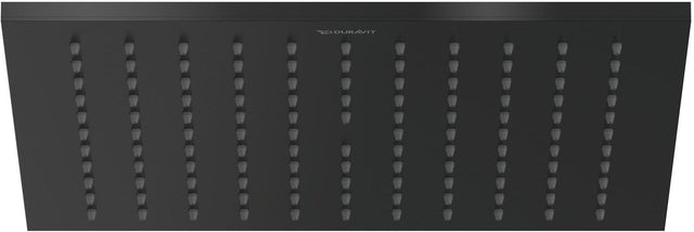 DURAVIT Kopfbrause 240x240 mm Schwarz Matt – Rechteckig, Verstellbar, Antikalk