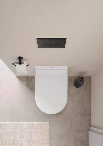 DURAVIT Wand-WC Starck 3 Compact, 485 mm Tiefspüler, Durafix, weiß
