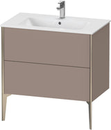 DURAVIT XViu Waschtischunterbau bodenstehend 594x810x480 mm mit 2 Auszügen, weiß matt