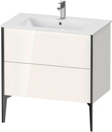 DURAVIT XViu Waschtischunterbau bodenstehend 594x810x480 mm mit 2 Auszügen, weiß matt