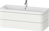 Duravit Waschtischset Happy D.2 Plus 2 Schubkästen 1175 mm eiche hell taupe supermatt