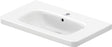 DURAVIT DuraStyle Möbelwaschtisch 800 mm mit Überlauf und 1 Hahnloch, weiß