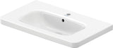 DURAVIT DuraStyle Möbelwaschtisch 800 mm mit Überlauf und 1 Hahnloch, weiß