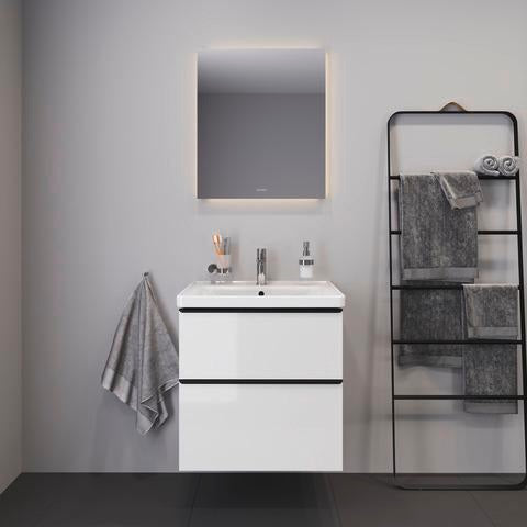 DURAVIT Licht & Spiegel Wandspiegel 1200x700 mm mit Heizung, LED und Sensorschalter – Weiß