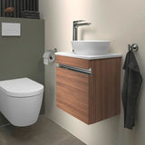 DURAVIT Sivida Aufsatzbecken Set 410x330 mm mit Konsole, weiß, medizinische Ausführung