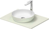 DURAVIT Sivida Waschtischset 680x500mm mit Konsole – Weiß, Aufsatzbecken, medizinische Ausführung