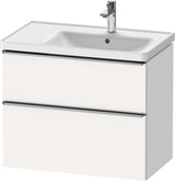 Duravit D-Neo Waschtischunterbau 784 mm Eiche Schwarz Bronze, wandhängend, 1 Auszug